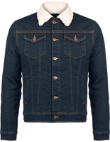 Veste en jean homme doublée sherpa