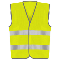 Gilet de Sécurité Jaune Fluo 2 Bandes