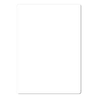 Tableau photo en aluminium blanc brillant Portrait 20 x 28 cm