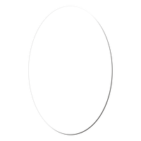 Tableau photo Aluminium blanc brillant Ovale Portrait