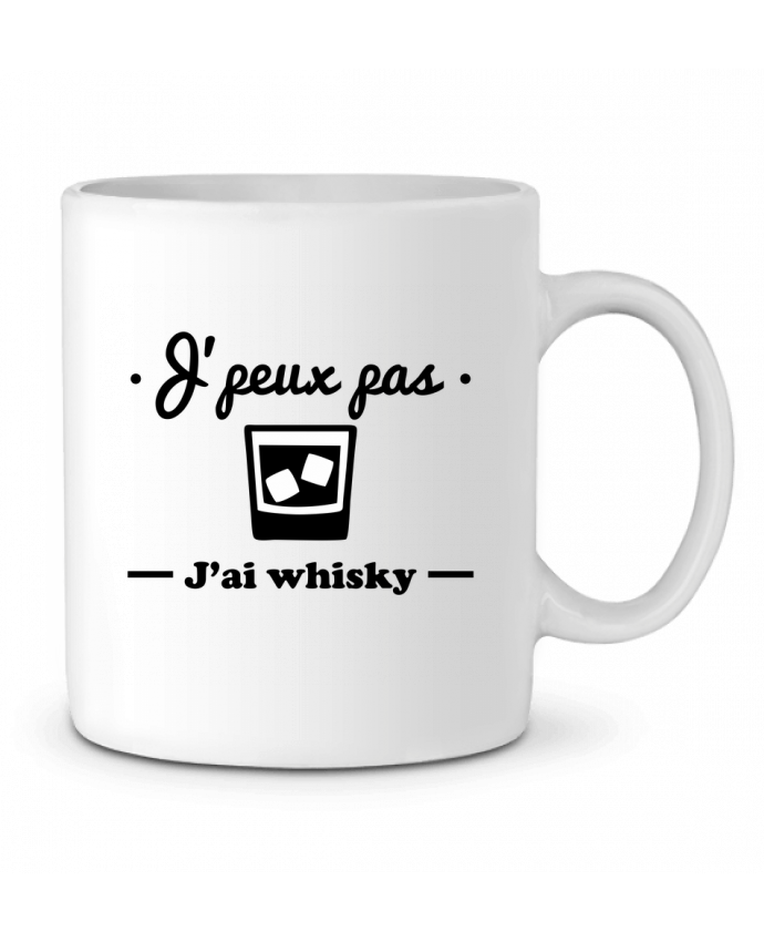 Mug En Ceramique J Peux Pas J Ai Whisky Humour Alcool Citations Drole Benichan