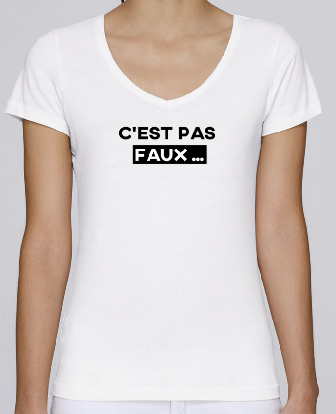 tee shirt femme col en v