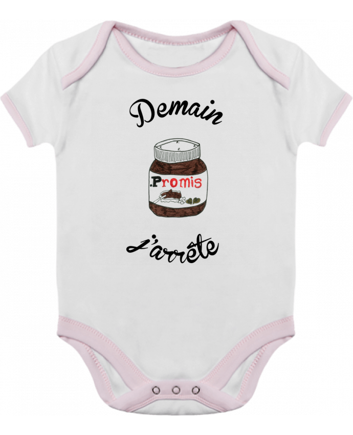 Body Bebe Contraste Demain J Arrete Le Nutella Promis