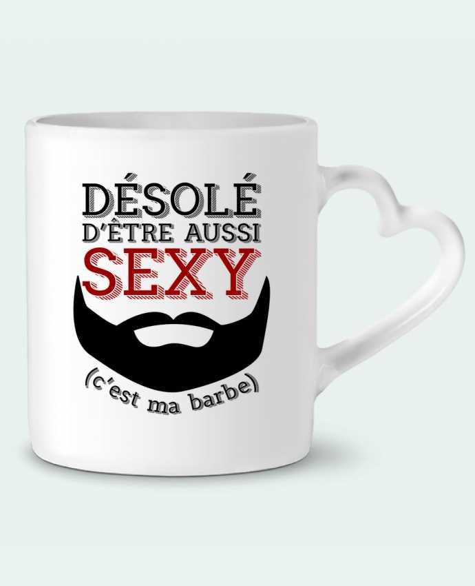Mug Coeur Barbe sexy cadeau humour - Original t-shirt
