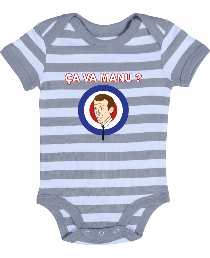 Body Bebe A Rayures Emmanuel Macron Ca Va Manu Par Tunetoo Body Bebe A Rayures Emmanuel Macron Ca Va Manu Par Tunetoo