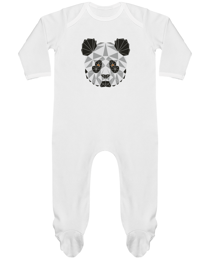 Pyjama Bebe Manches Longues Contraste Panda Geometrique Wait Design